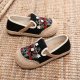 Embroidered Shoes Shallow Mouth Low Cloth Shoes