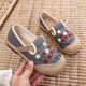 Embroidered Shoes Shallow Mouth Low Cloth Shoes