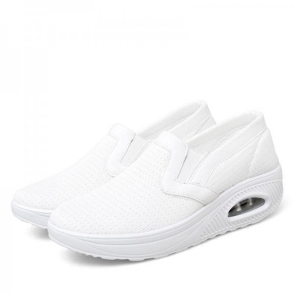 Women's Air Cushioned Sneakers: Breathable, Non-slip, Slip On Sports Shoes for Comfort and Style!