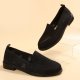 Women's Knit Slip On Flats, Casual & Breathable Non-slip Round Toe Loafers, Low Top Walking Shoes