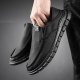 Shoes Men's Fall Casual One Foot Stirrup Cloth Shoes Fashion Flat Bean Shoes Lazy Slippers Canvas Shoes Men's Shoes