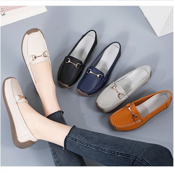 Soybean shoes female mom shoes comfortable flat bottom casual maternity shoes soft surface cross-border large size women's shoes 35-44