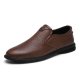 Business Leather Shoes Fashion Simple Comfortable One Stirrup Casual Shoes Men's Shoes Wholesale